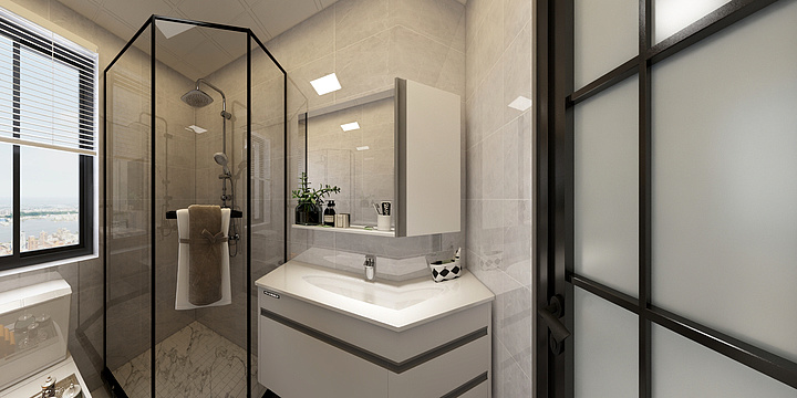 效果图私人订制-中海城89-装修设计方案