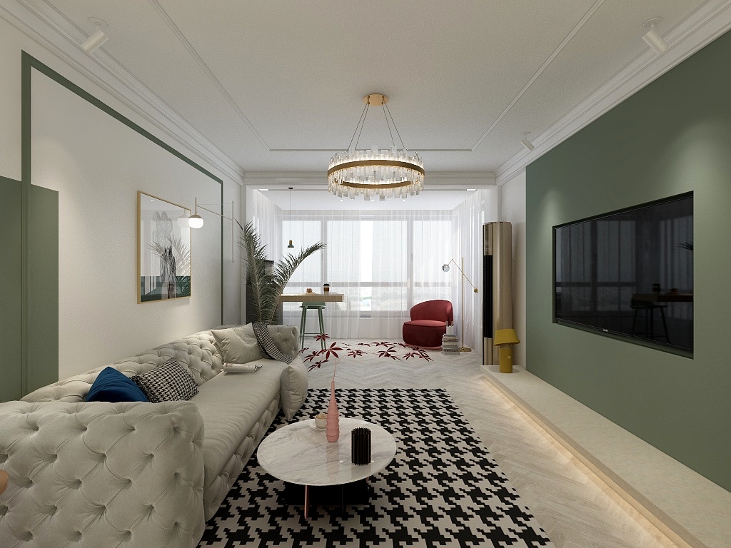 185****7722IXcZ-泰郡125平法式轻奢-副本-装修设计方案