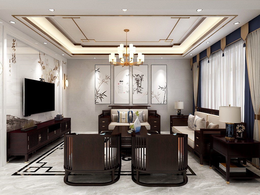 刘菌菌菌菌菌菌菌菌-寨角村别墅一楼-装修设计方案