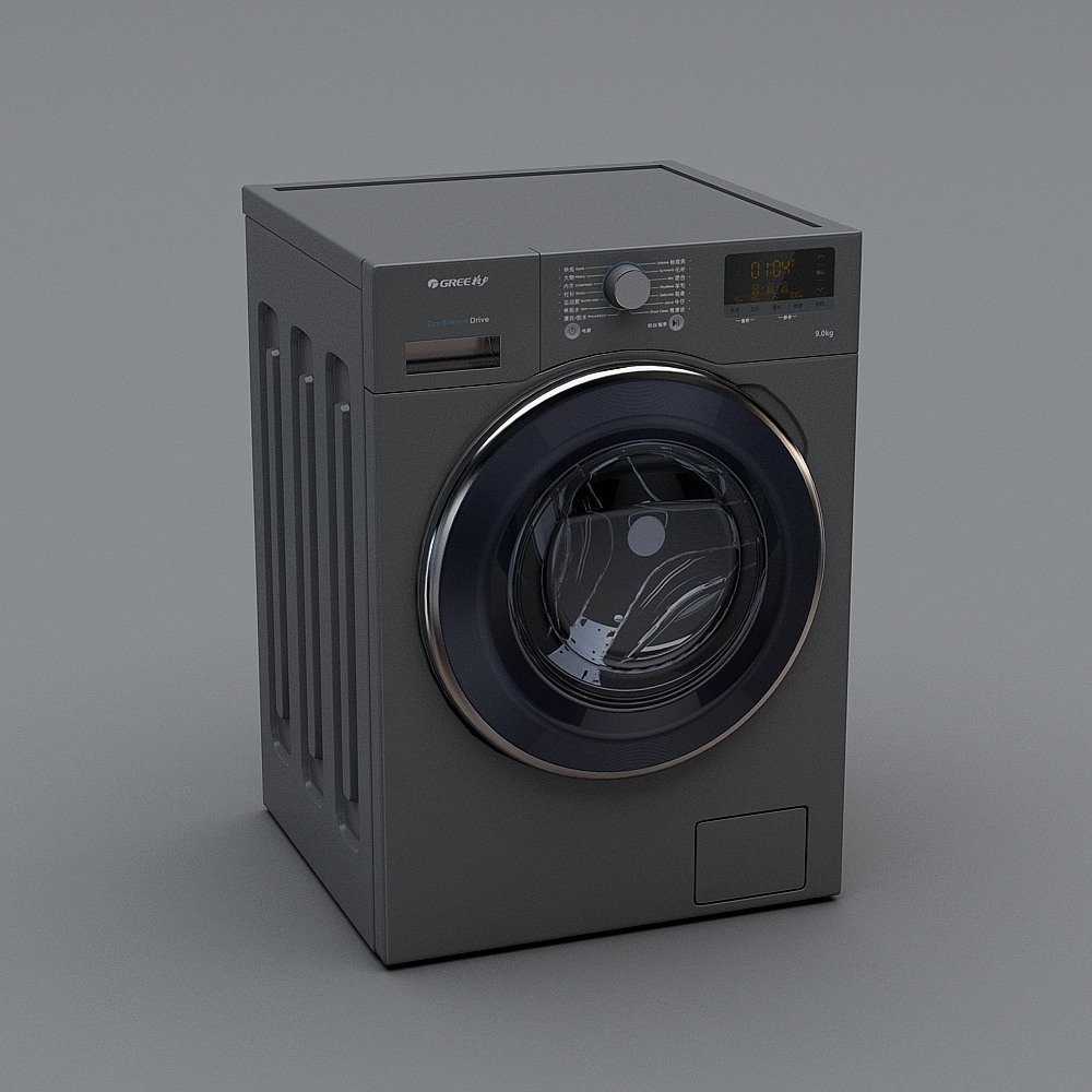 格力-滚筒洗衣机XQG90-B1401Ba1顶(银灰色)