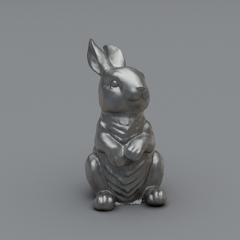中秋节-玉兔-13D模型
