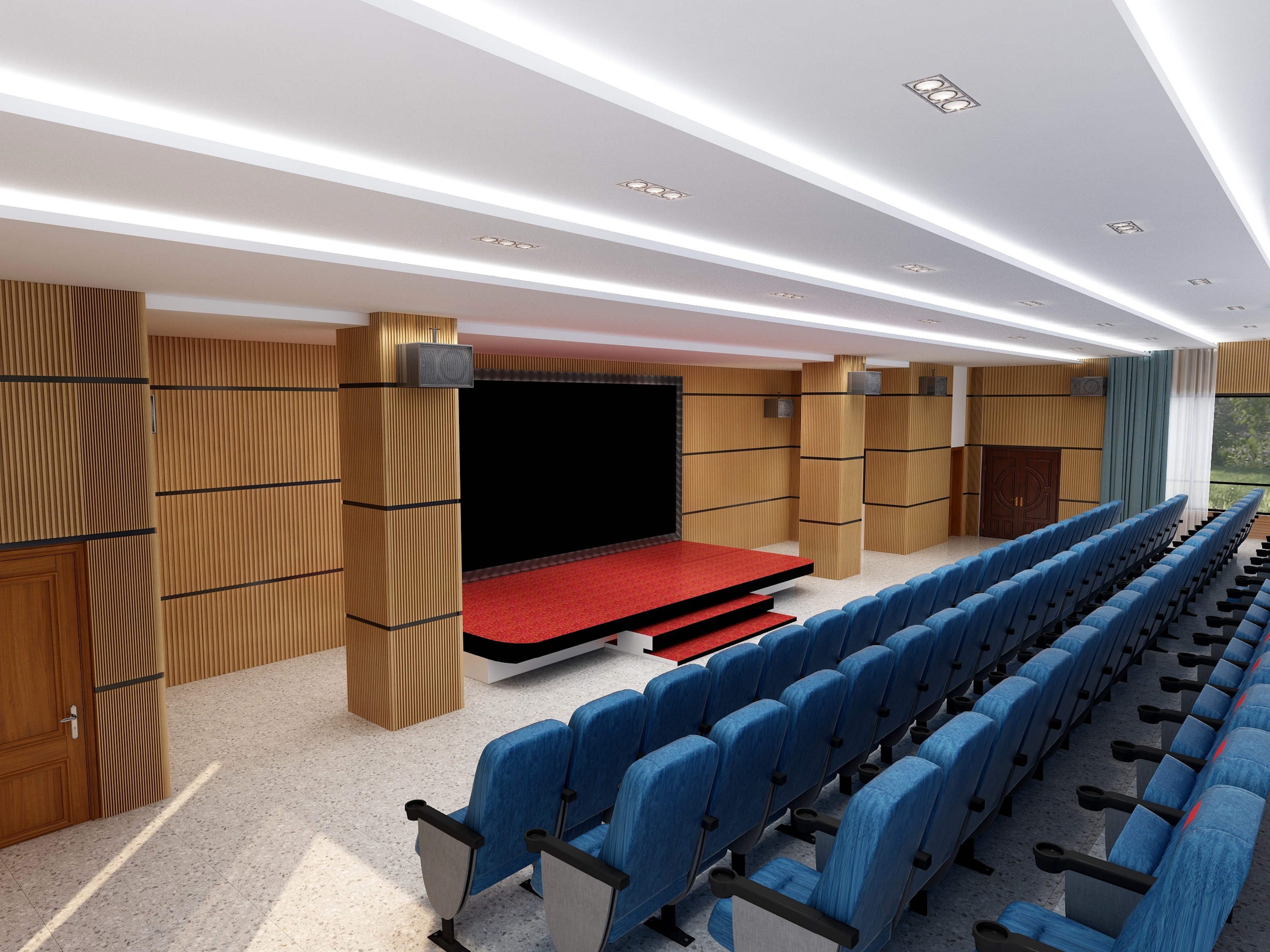 余鹏-多媒体教室-装修设计方案