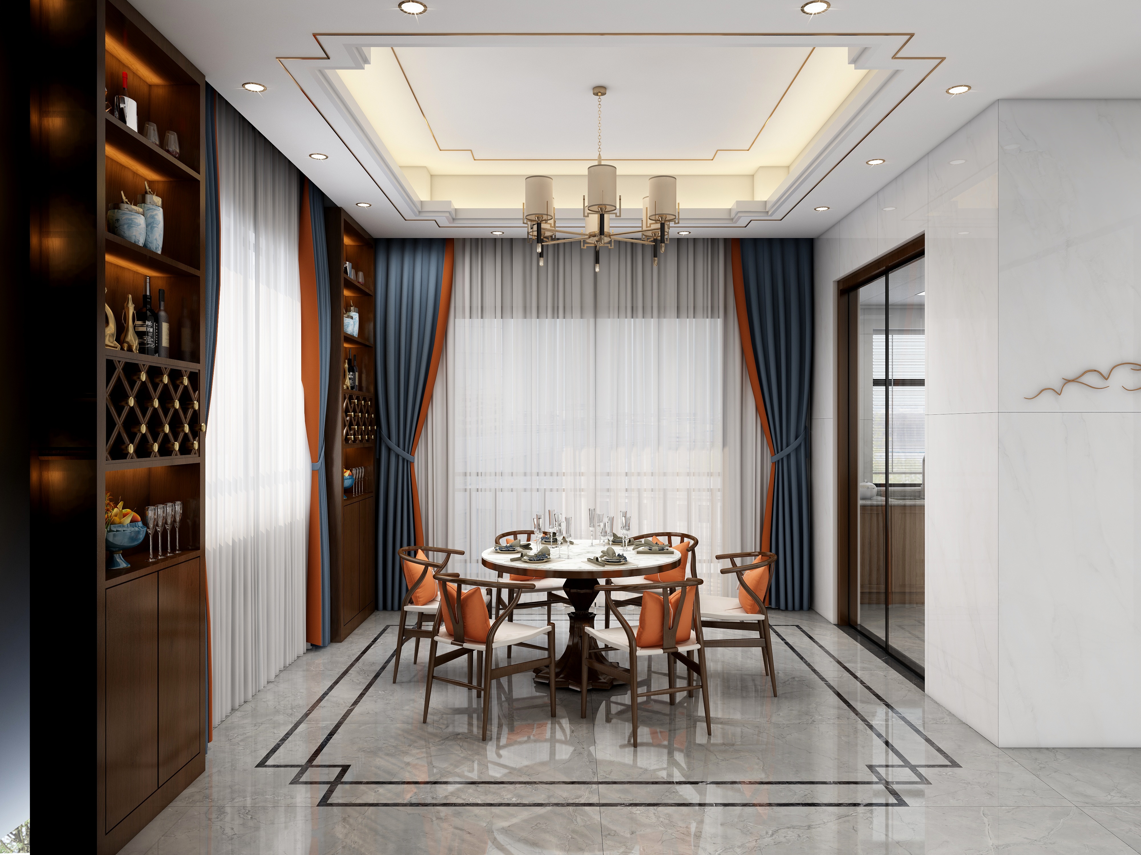 ۞效果图FkYD-大岭山碧桂园别墅-装修设计方案