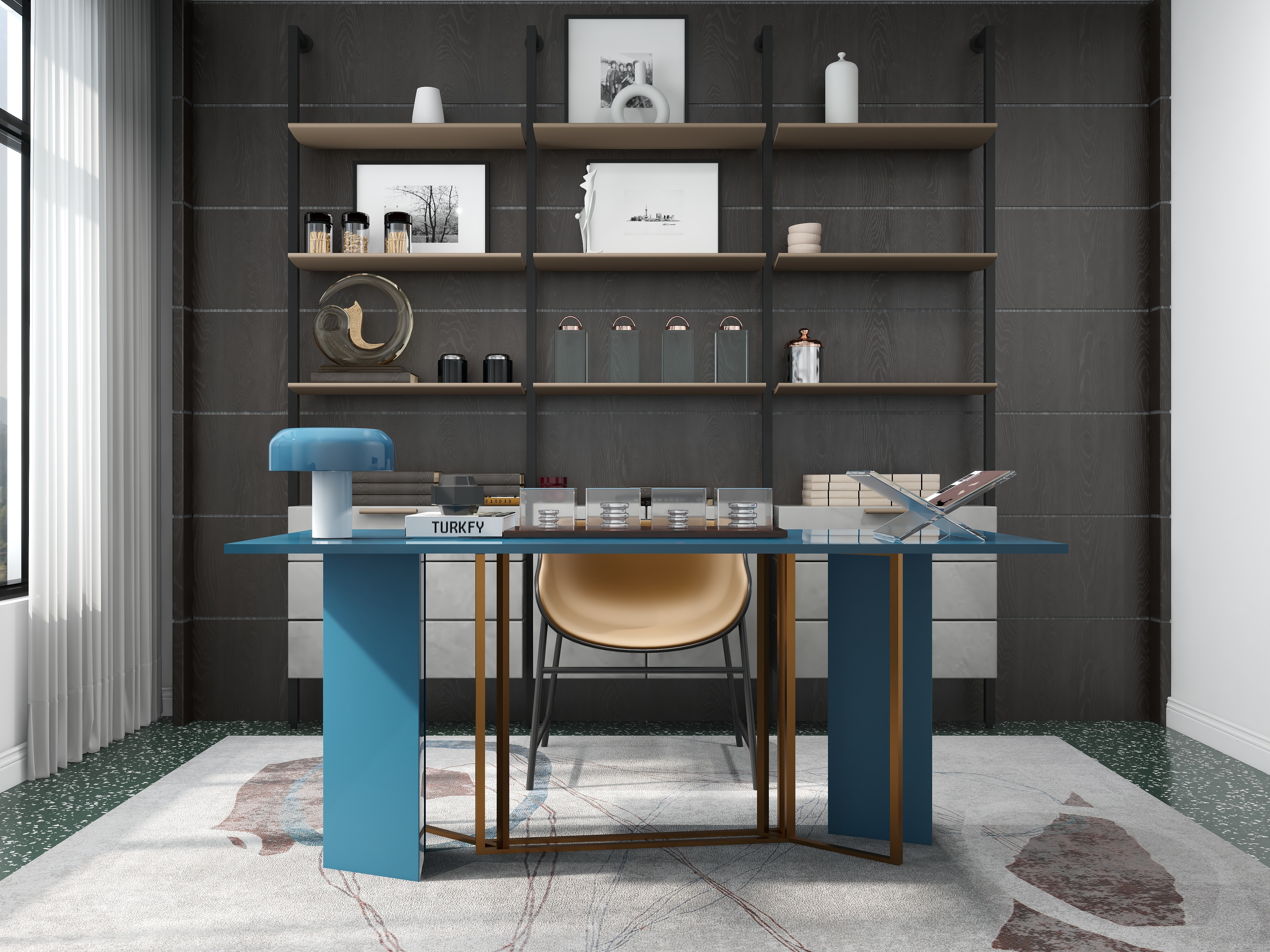 酷渲染Master-106平现代北欧【酷渲染Master】装修效果图