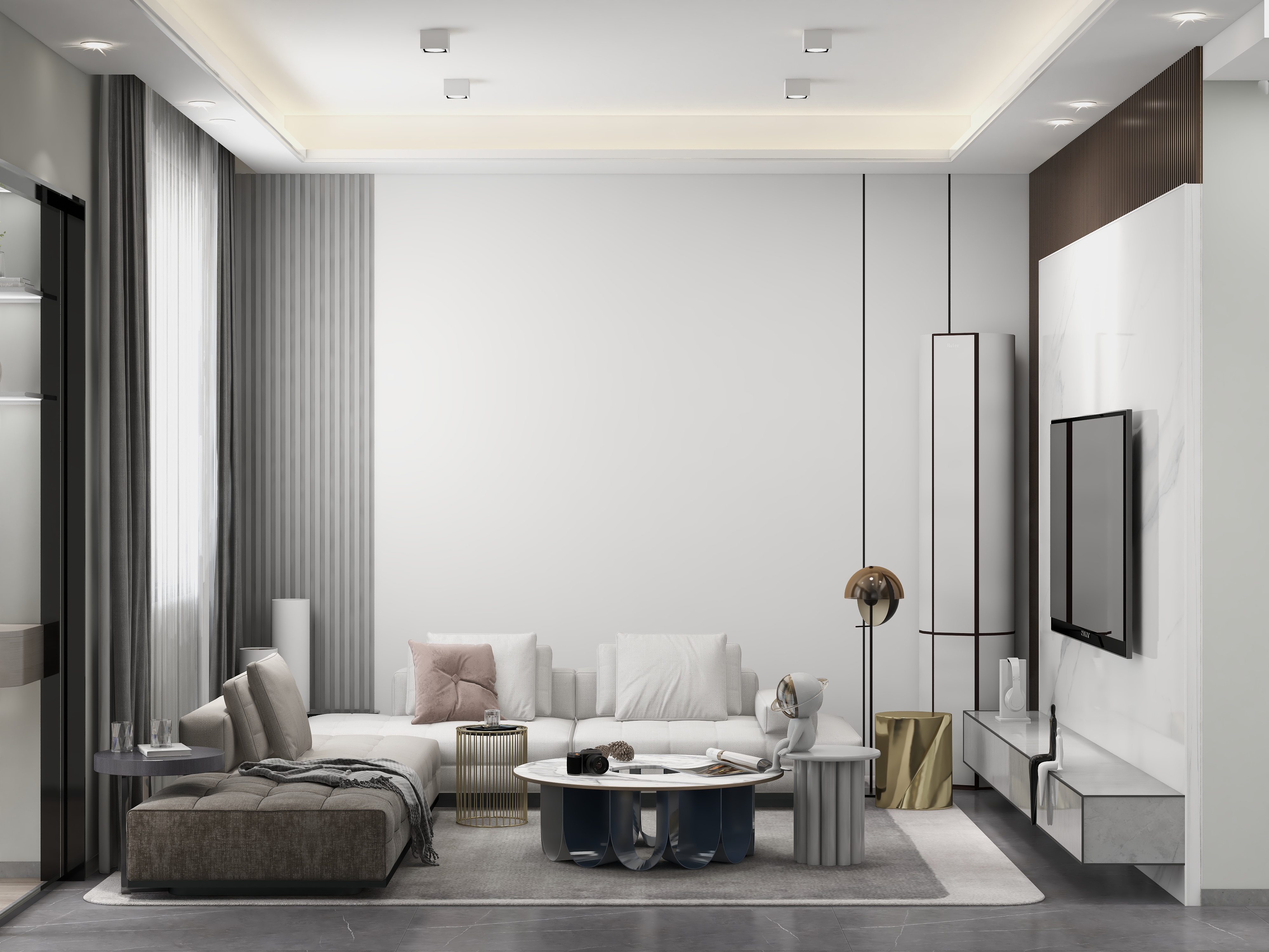 陈建伟-宋都丽郡国际-现代简约装修效果图