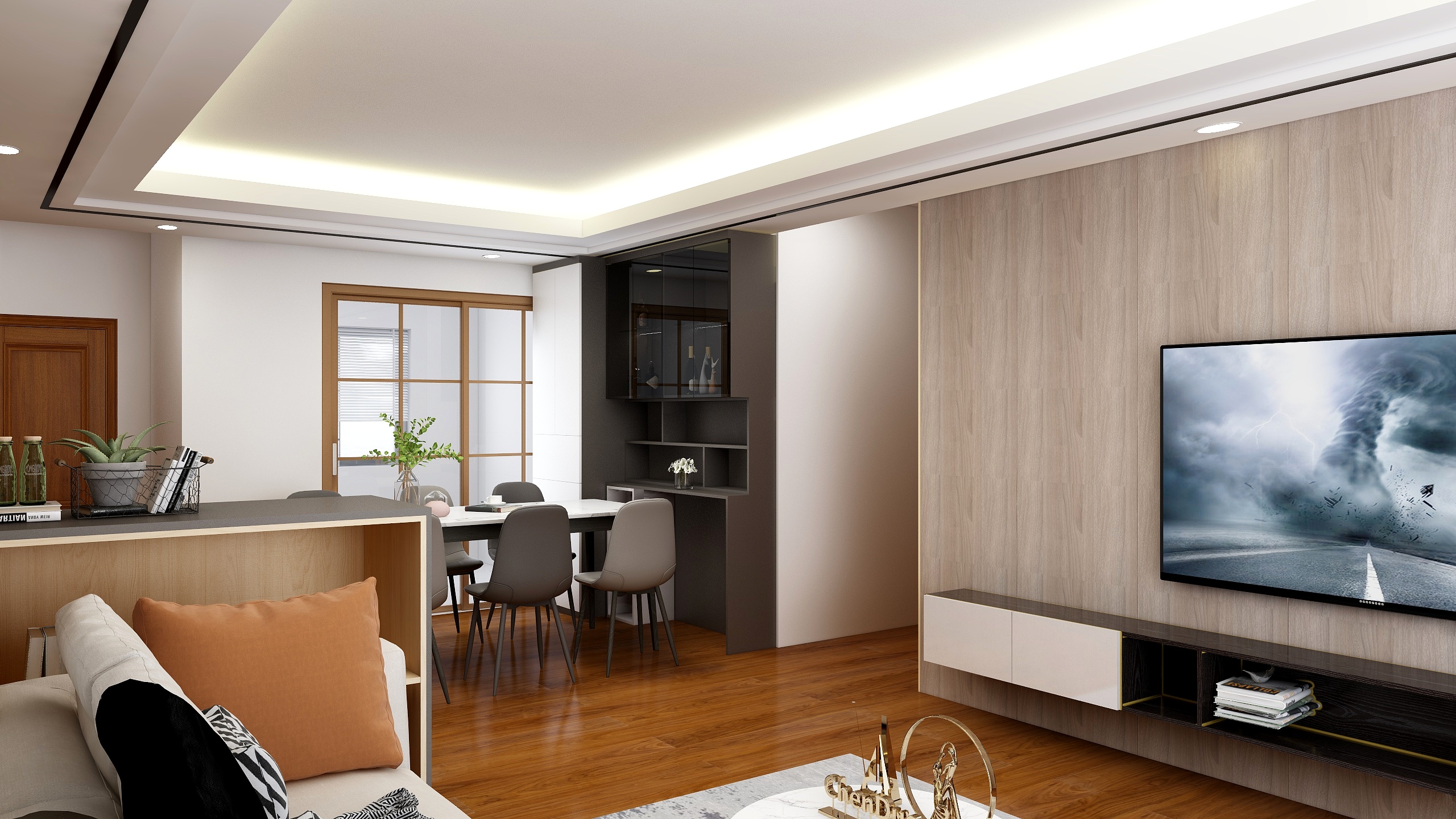 光合空间设计-堇天府122户型34号1401-装修设计方案