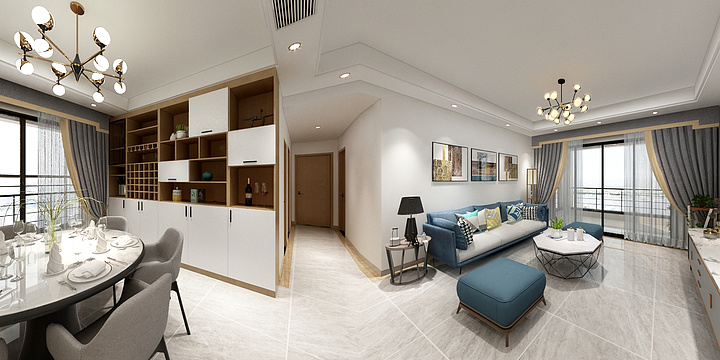 初作-中高端定制工厂-凤城郦都－修改现代风格-装修设计方案