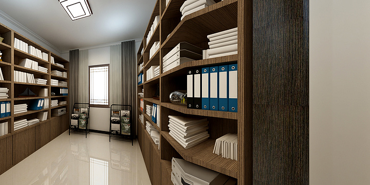 设计师丨王新-『麻栗村书屋』工装-装修设计方案