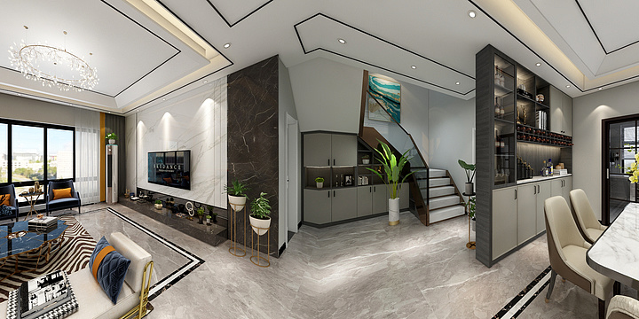 敬斌-六里村黄叔王孃家效果-装修设计方案