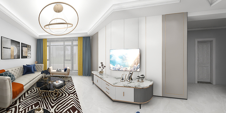 庄河鼎尚装饰-明珠湾 12-1-402-装修设计方案