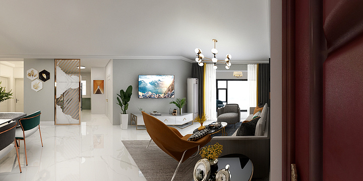 马儿哒哒哒-金桥澎湖湾-装修设计方案