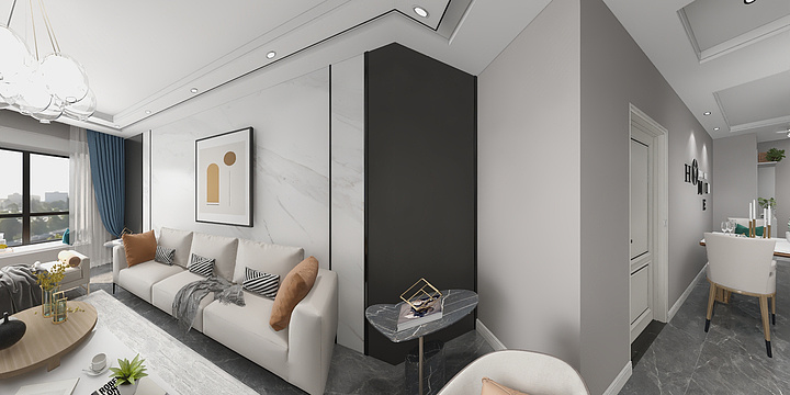 信之屋一墨染流年live-铂宫时代-现代简约-装修设计方案