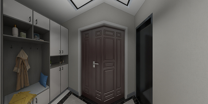 信之屋一墨染流年live-铂宫时代-三室轻奢-装修设计方案