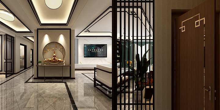 果冻设计师-御景湾  新中式-装修设计方案