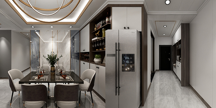 青藤空间建筑设计-现代简约风格--915-装修设计方案