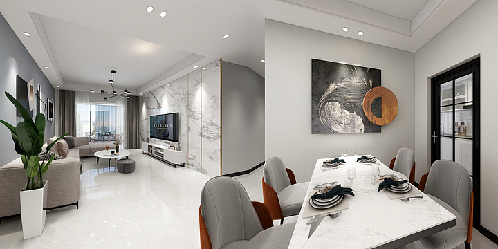 嘉禾璟衍-古蔺县府河新城3-604-装修设计方案