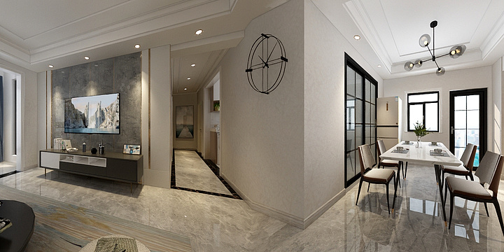 A于思琴装饰装修设计-长信广场 31栋 02户型-装修设计方案