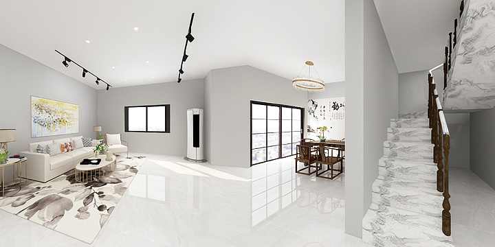 龙炫装饰贾总-新田城别墅-装修设计方案