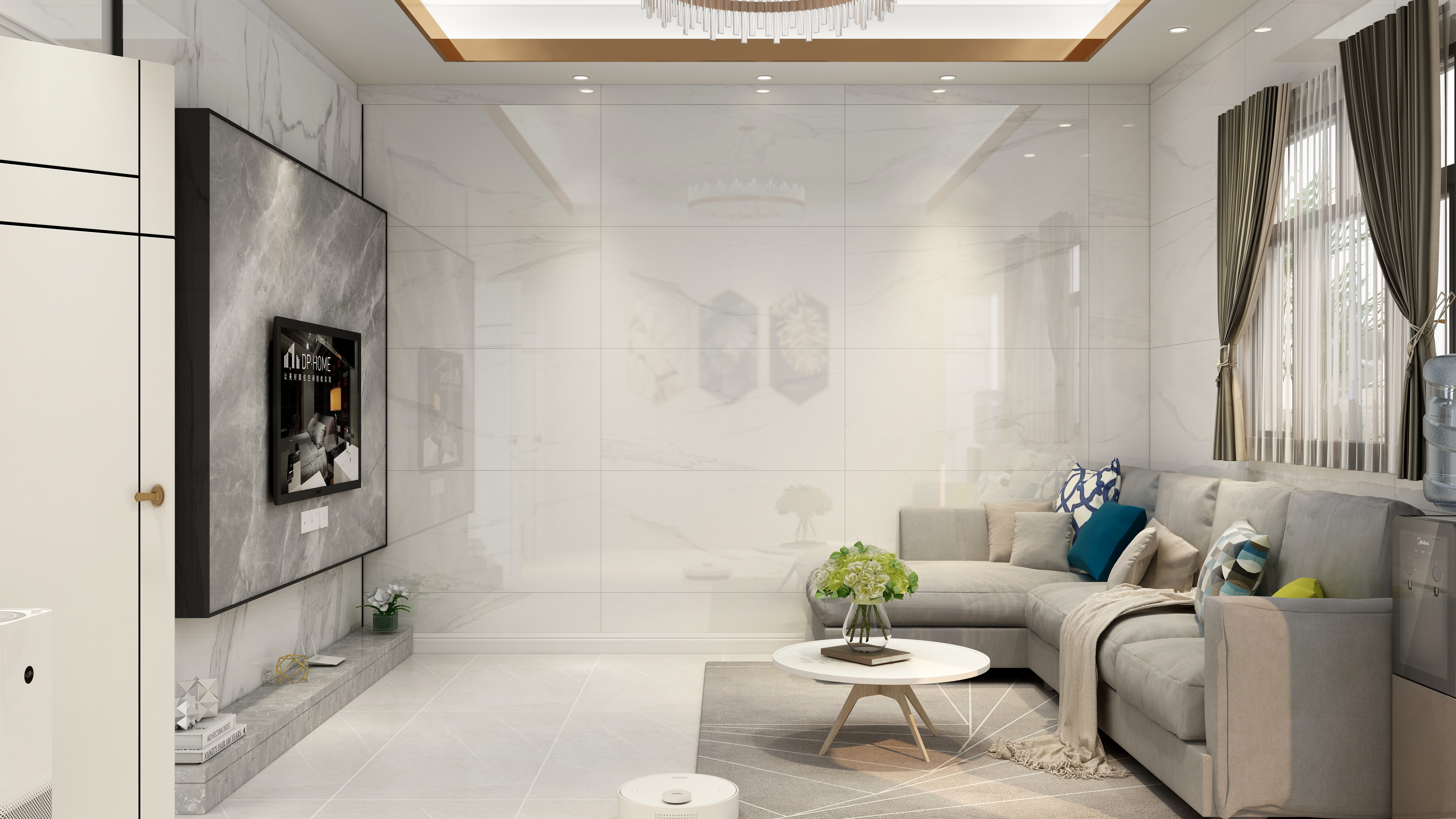 潮州设计师阿龙-改造翻新--枫一自建房三楼装修效果图