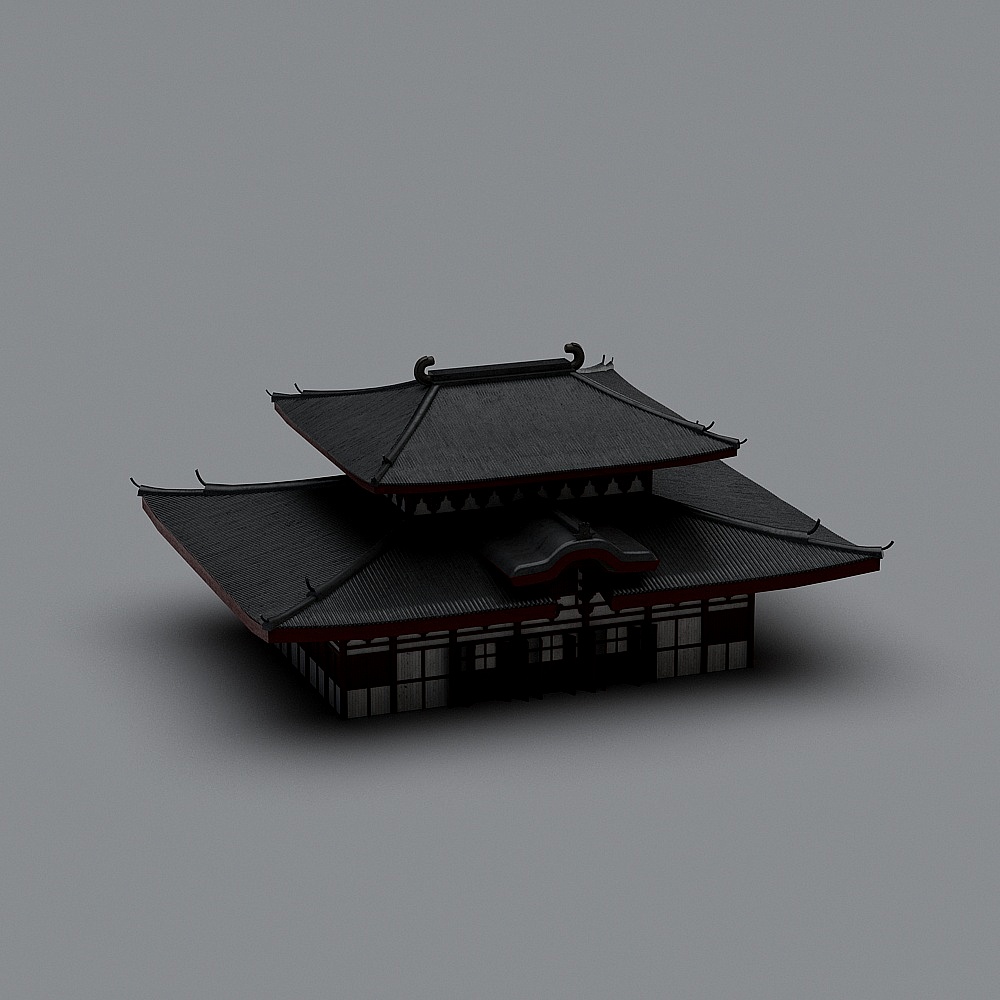 国庆-新中式古建-43D模型