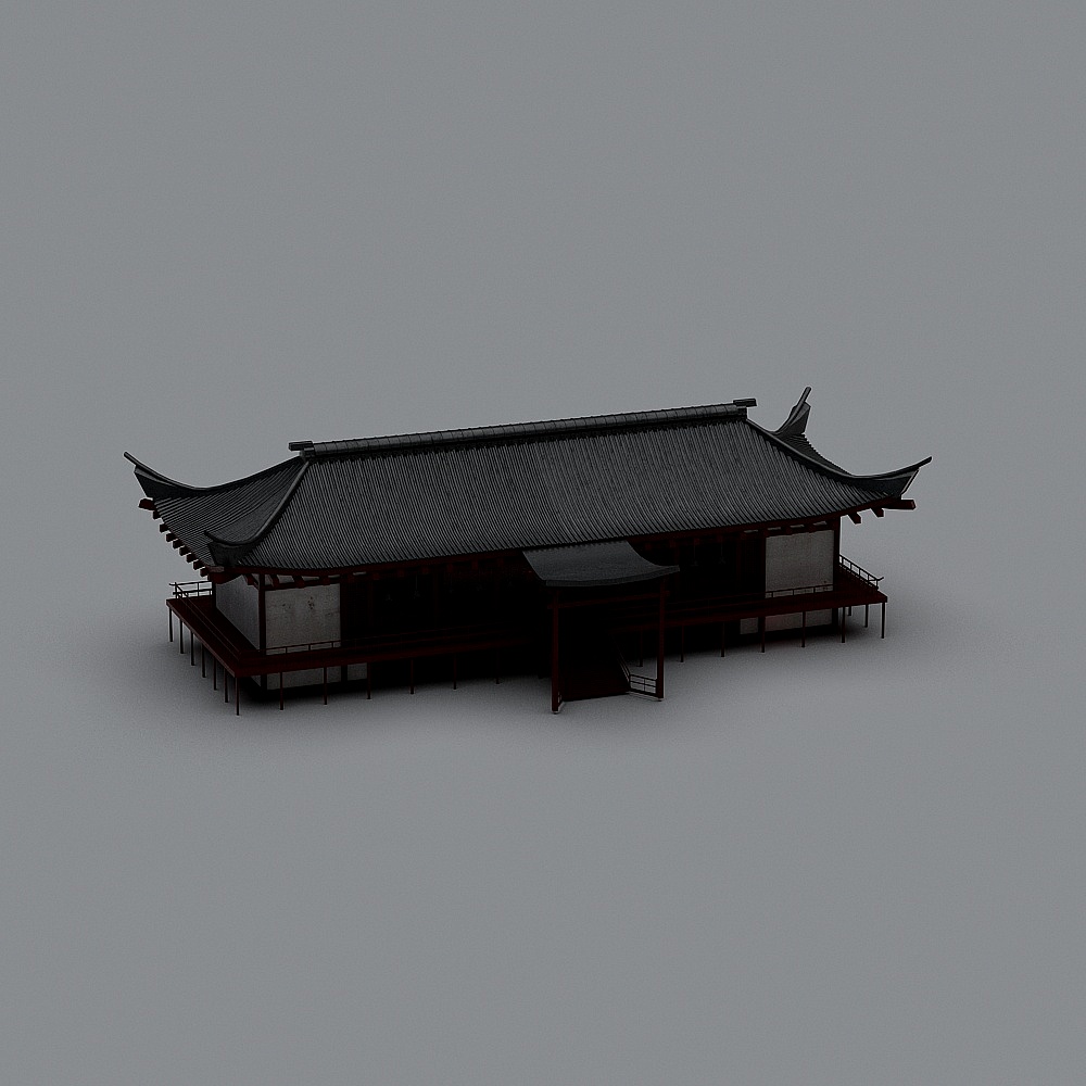 国庆-新中式古建-33D模型