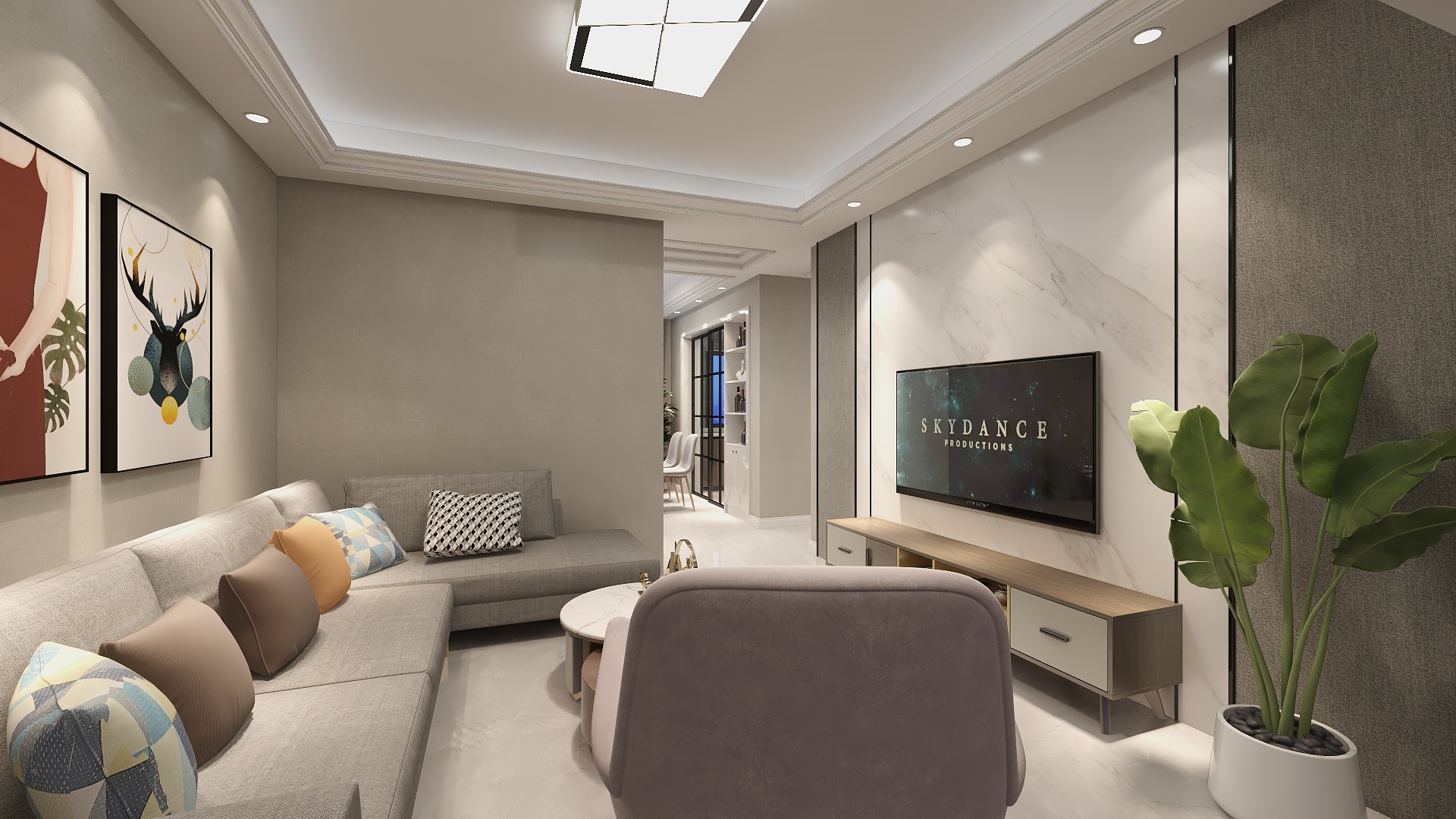 谈琳-车务段小区效果图-装修设计方案