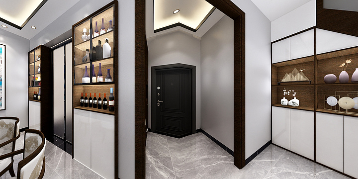 设计总监杨晓明-禄城丰景南苑4-20（新中式）-第二稿-装修设计方案