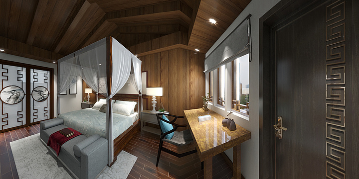 致诚精工装饰设计有限公司-客房1-装修设计方案