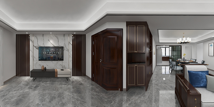 Sword1499-蓉国新赋145平-新中-装修设计方案