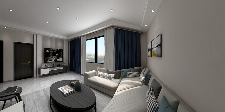 室内设计甘昌奇-欣积福湾3期5-601郭燕-装修设计方案