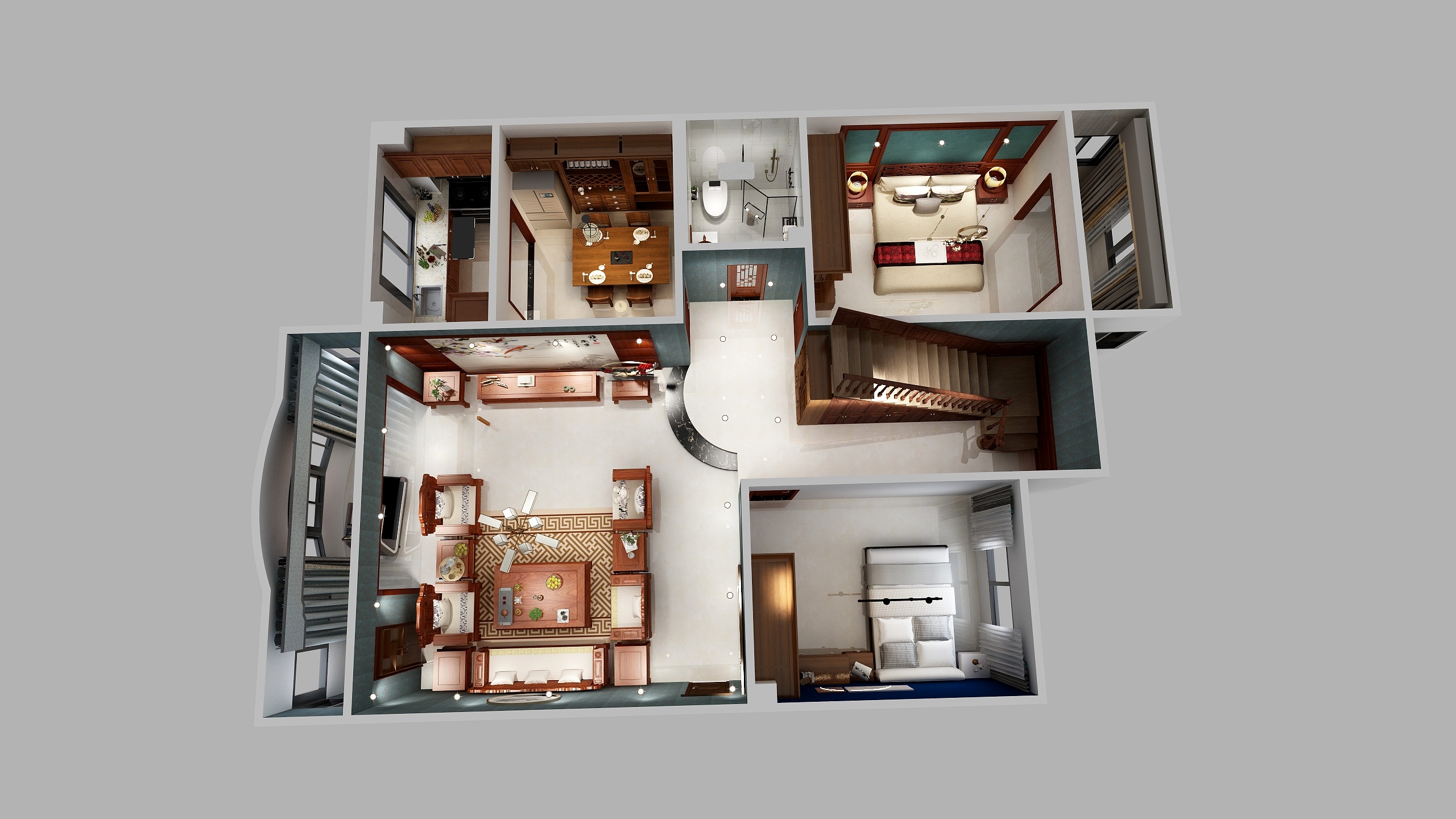 城北家装生活馆-信合小区-装修设计方案