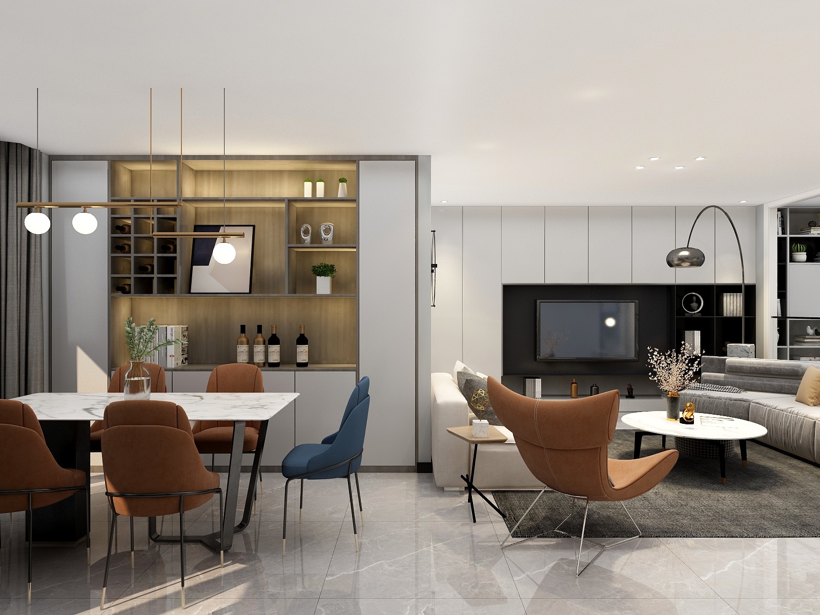 EDCV-现代（投）装修效果图