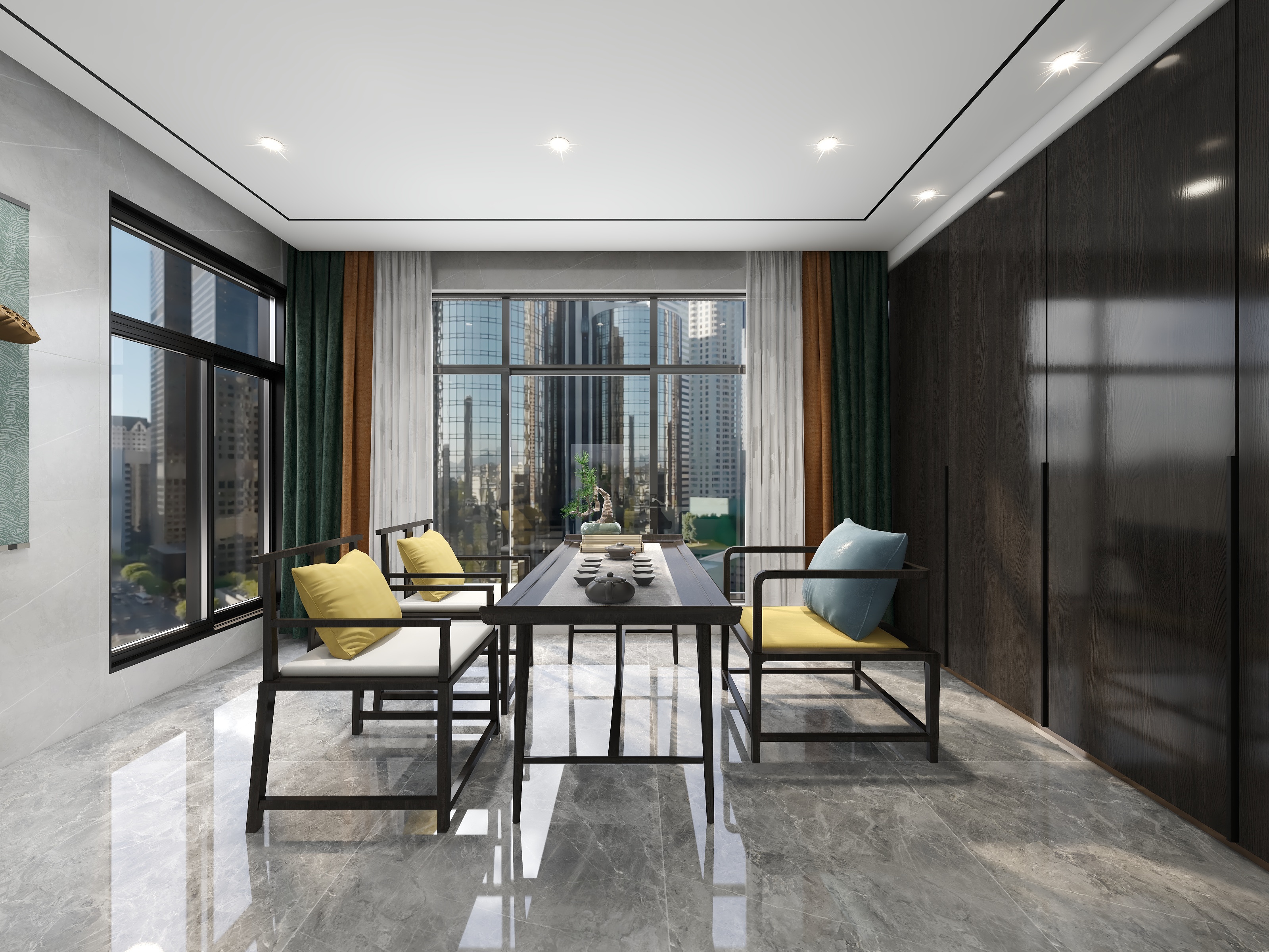 李青越-汕头桃园福邸装修效果图