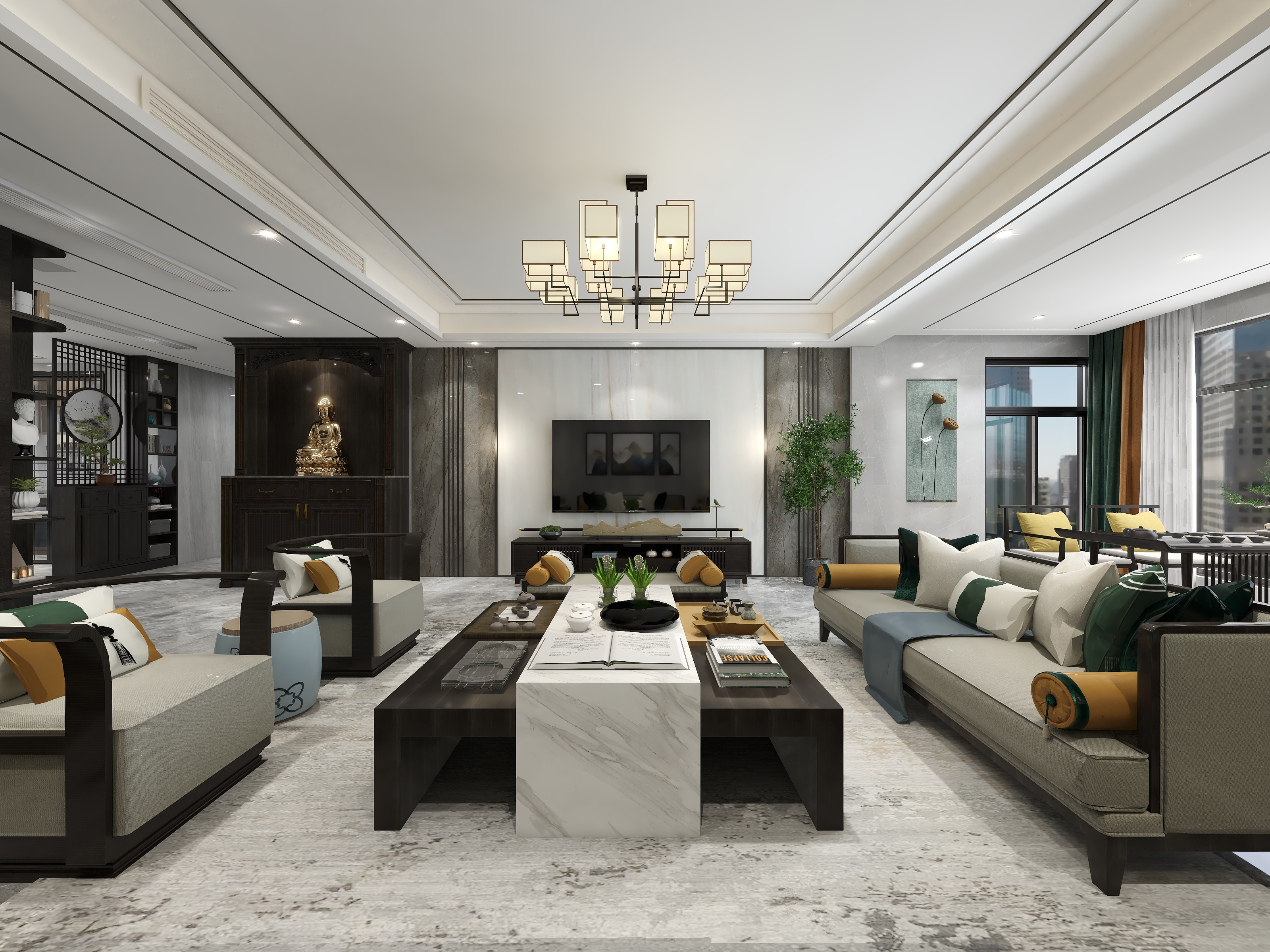 李青越-汕头桃园福邸装修效果图