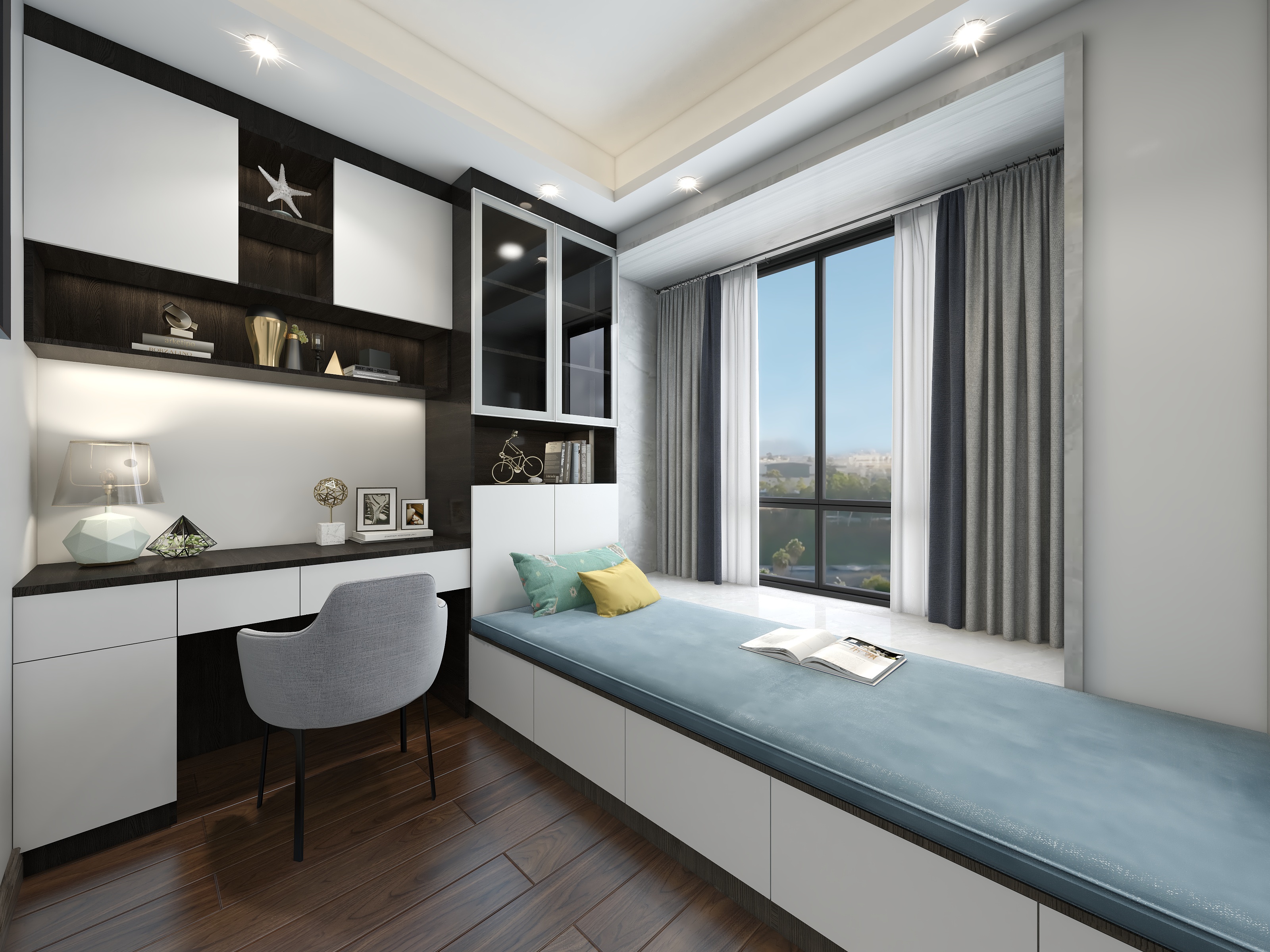 李青越-汕头桃园福邸装修效果图