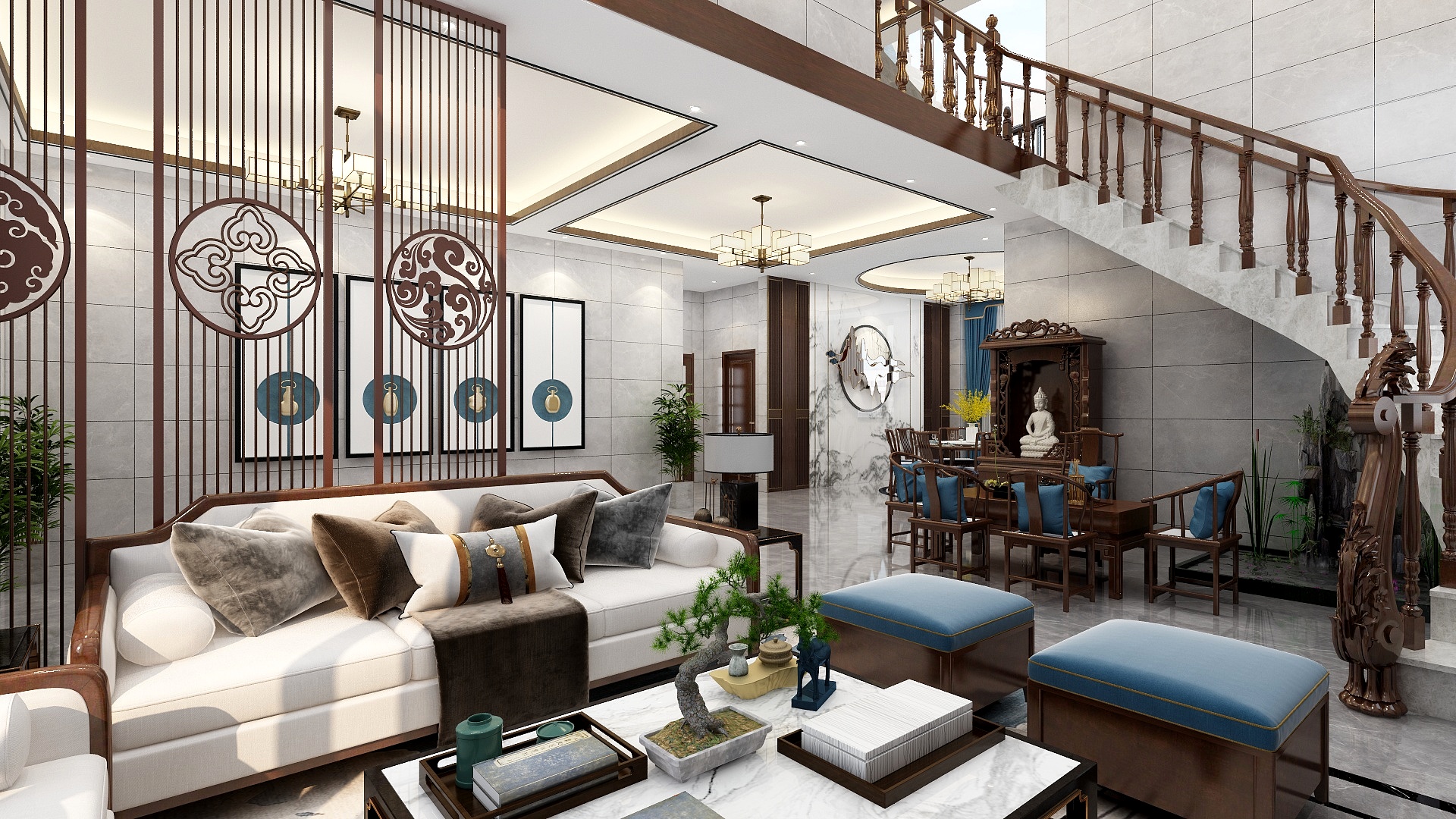 EDCV-新中式（投）装修效果图