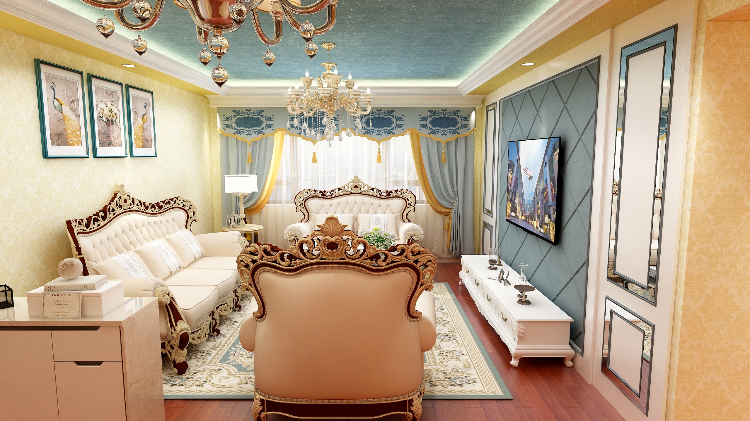 塔依尔先生-白湖小区(新疆金色桩建设设计装修公司15009942921)-装修设计方案