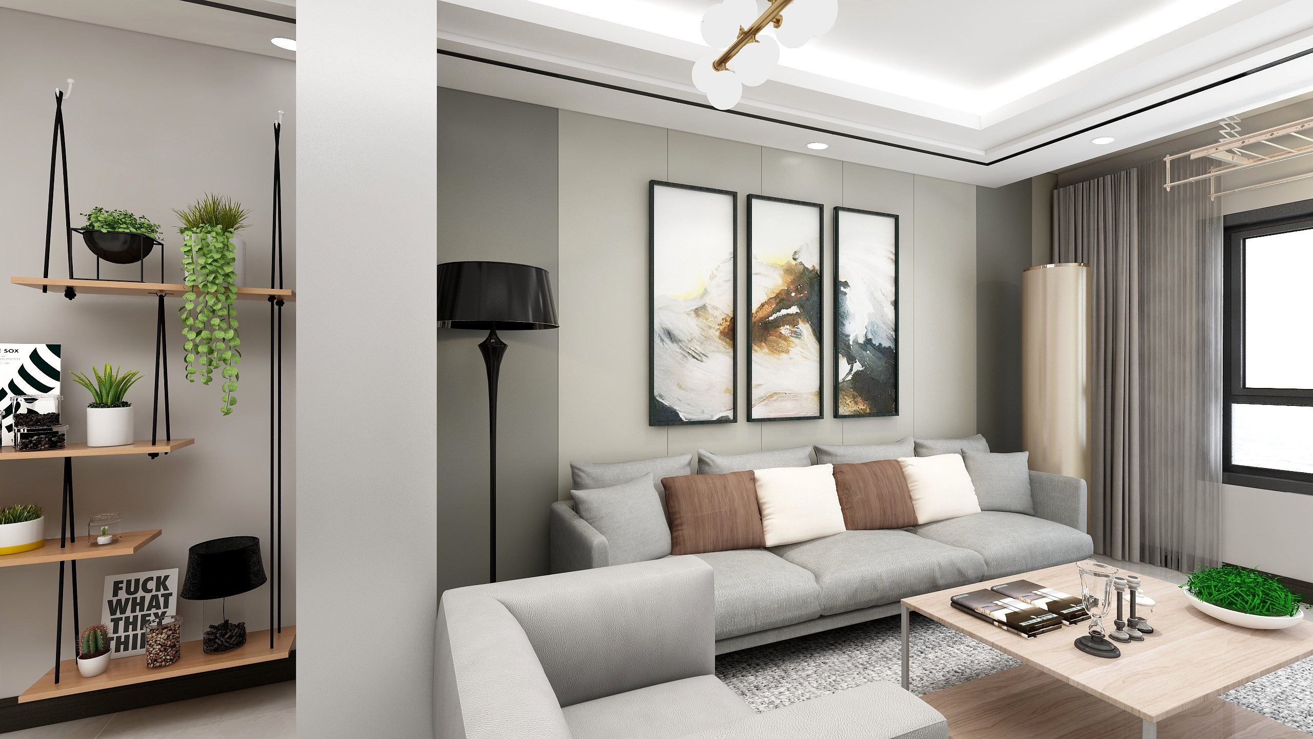 设计师王英君-林子叶家86平-装修设计方案