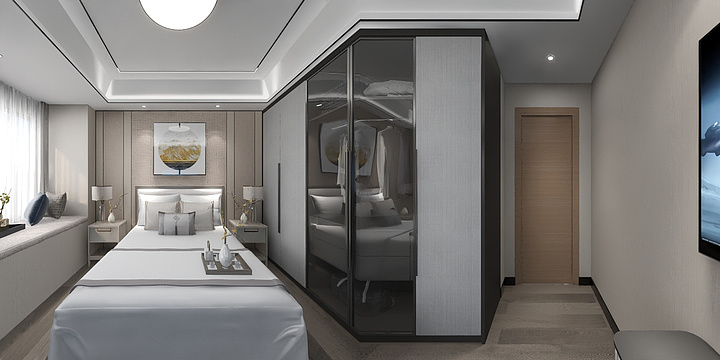 肖鹏-海伦春天8-2-601范.老人房-装修设计方案