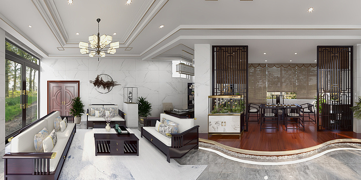 设计起源生活-于先生豪宅-装修设计方案