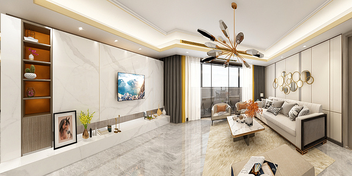 王玲设计工作室-鼎盛国际-装修设计方案