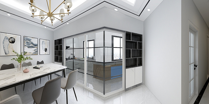 Design庭华装饰彭-6#301-装修设计方案