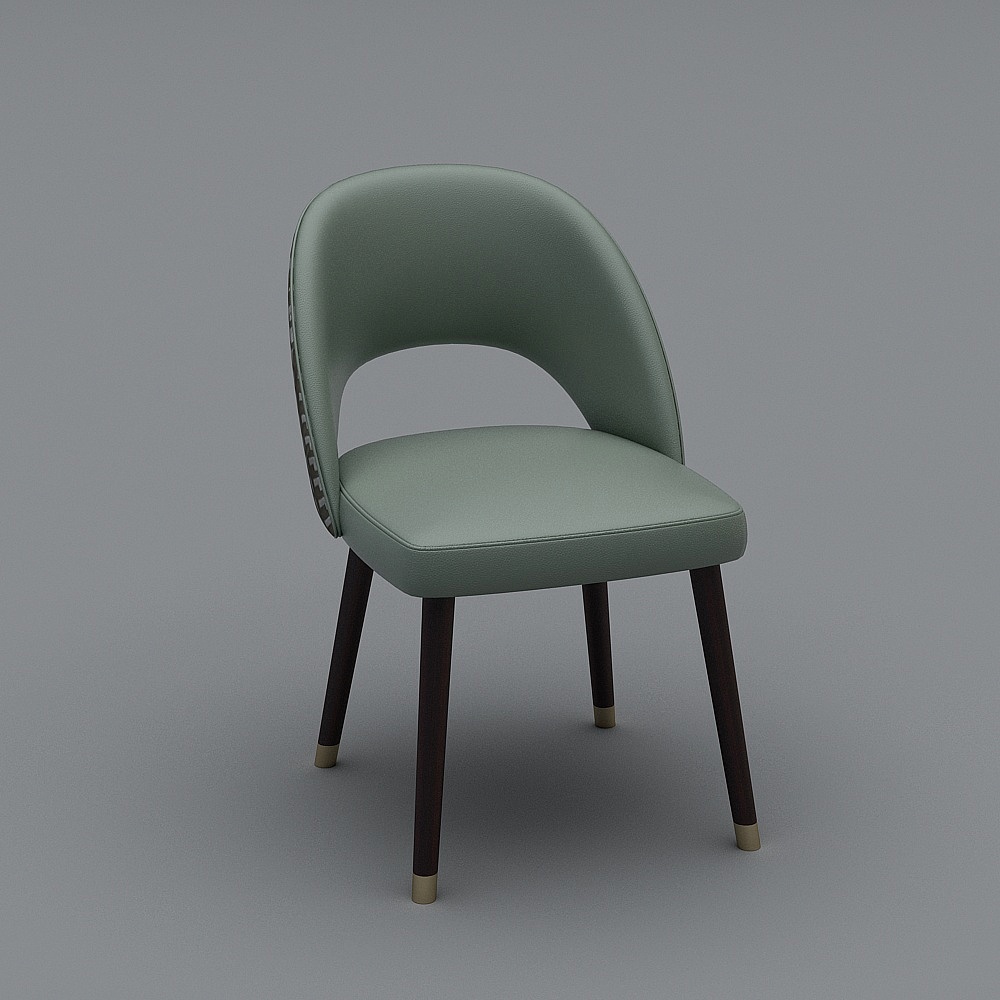 Ardon Side Chair  爱登边椅5801202A3D模型