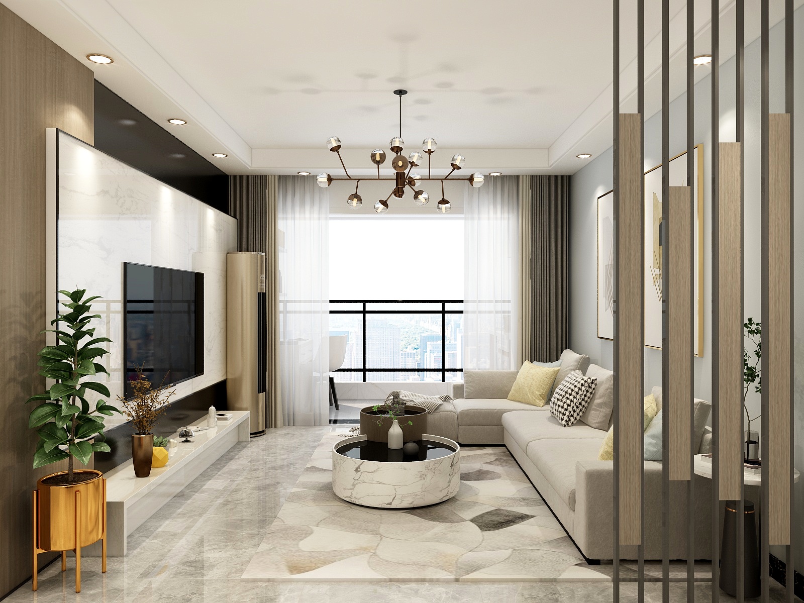 黎潇潇-现代简约(君兰江山)-装修设计方案