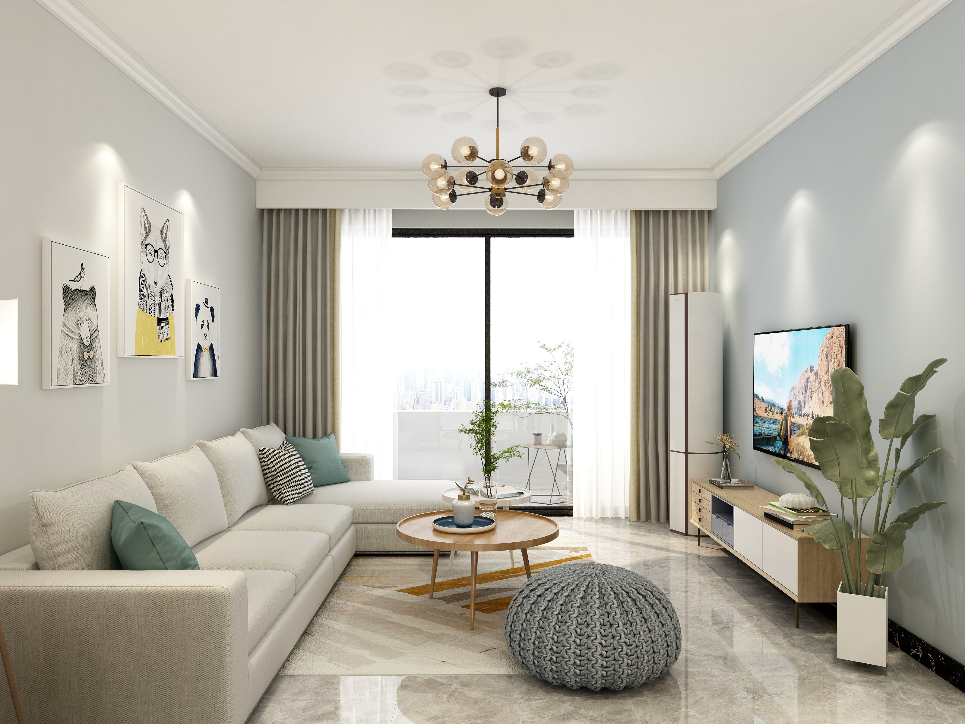 黎潇潇-【北欧风情】-装修设计方案