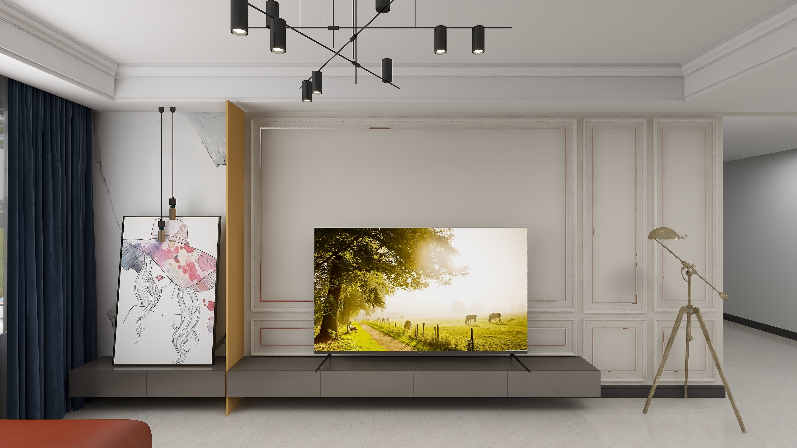 Maomo锐-兴华苑美式-副本-装修设计方案