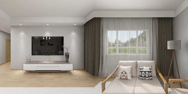 岳成伟-华夏印象-装修设计方案