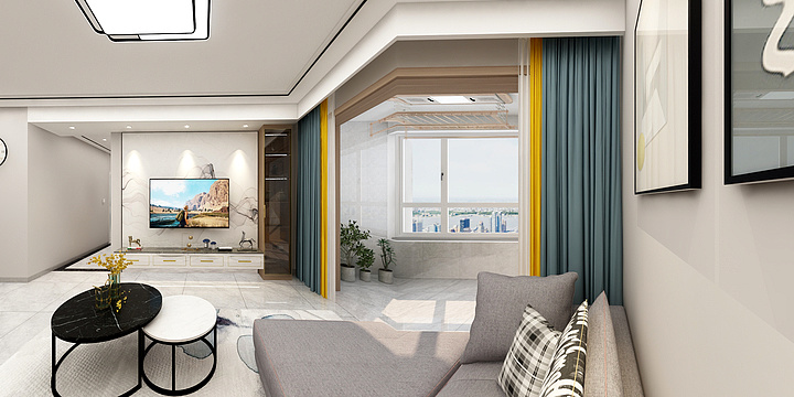 淄博经销商李菊-创业火炬广场4-115户型3室2厅-装修设计方案