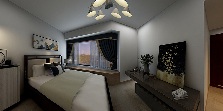 金贝壳装饰工程有限公司-臻萃园邹生雅居-装修设计方案