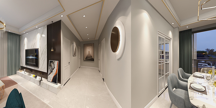 开州瑞庭设计翼珑全屋定制-临江王老板雅居-装修设计方案